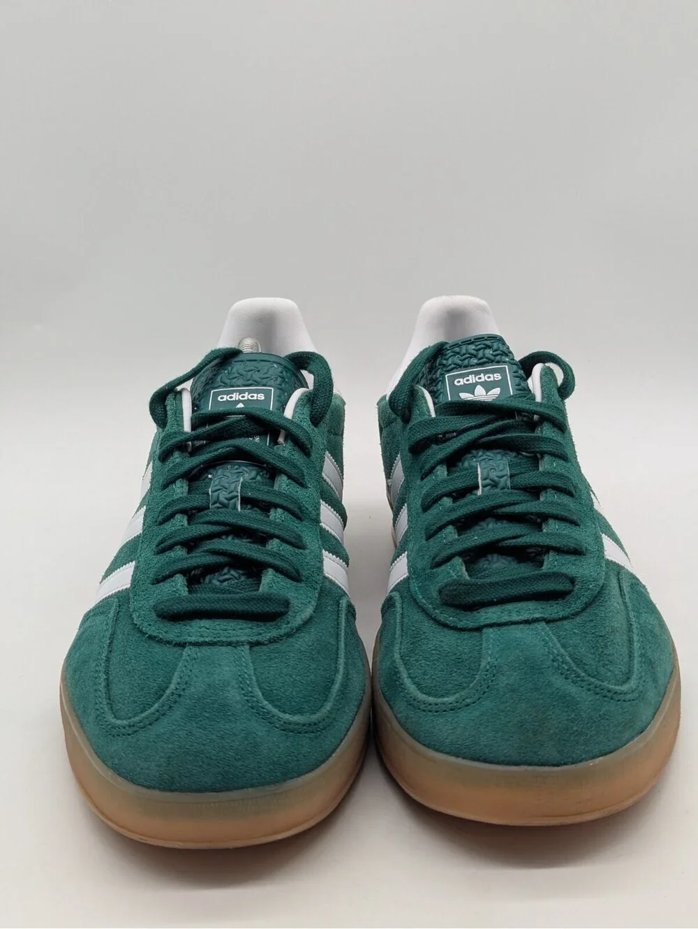 Adidas Gazelle Indoor Suede Mens Size 10 Green Cloud White Gum Sneakers JI2062